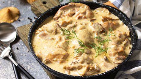 Photo de poulet à la crème